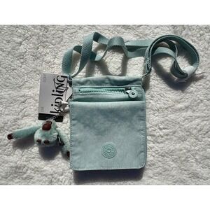 Kipling Nilla Dorado Crossbody Bag Springtime‎ Sage Green Lightweight, NWT